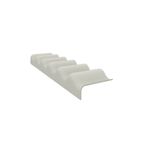 Etex Traufenfussstück P8 hellgrau 100G 230/ 70 o. Muffe