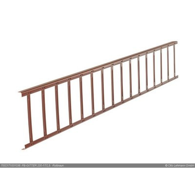 LEH PB Schneefanggitter rotbraun 200-17/2.5mm 3.00m Länge