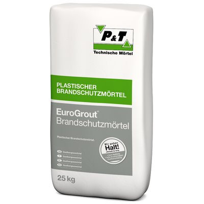 P&T EuroGrout fire protection mortar 25kg 0-1mm - 1013