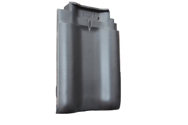 Erlus E58/E58 S verge tile left anthracite - N