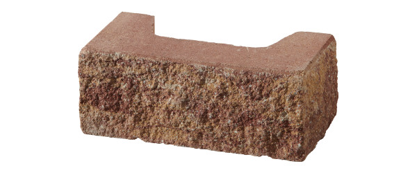 Pillar element Vermont 37.2x18.6x15cm Nebraska gravel. used. aged