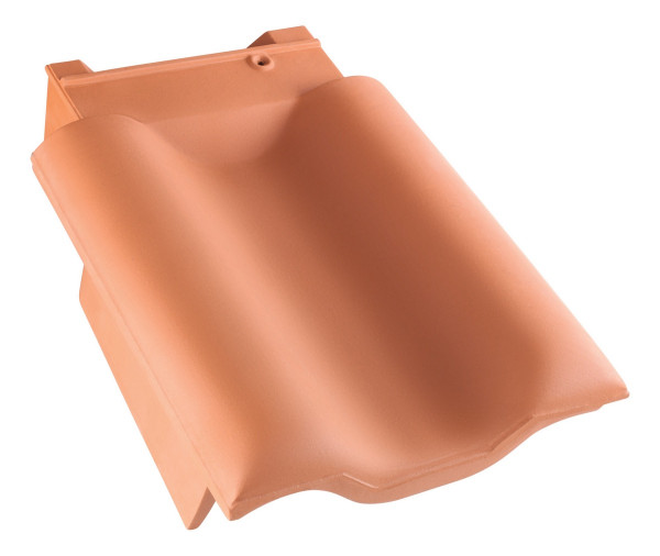 Erlus E58 ridge connection sliding verge left natural red - N