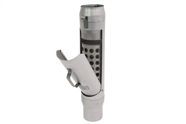 Uginox FTE Madema Rohrlaubfang Ø 80mm mit Edelstahlkorb