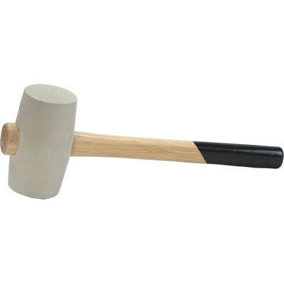 Rubber hammer white 70mm size 3