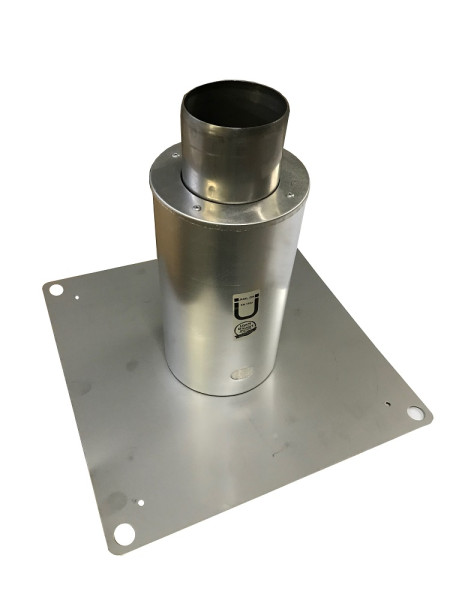 WOLFIN Grundelement DN100 Edelstahl