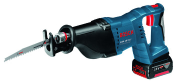 Bosch Akku Säbelsäge GSA 18V-LI 2x5,0 AH AH und Ladegerät in L-Boxx