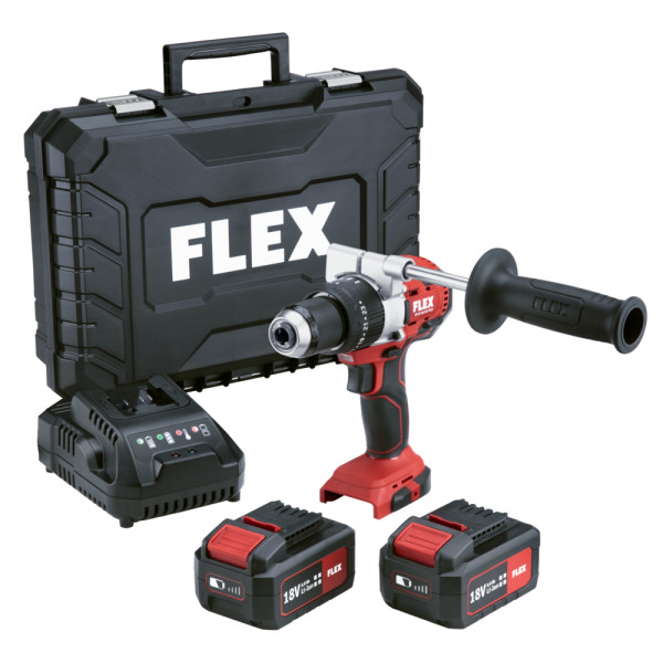 Akumulatorowa wiertarko-wkrętarka udarowa Flex PD 2G 18.0-EC FS55BC 5.0