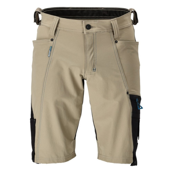 MASCOT® ADVANCED Shorts hellkhaki/schwarz - Gr. C52