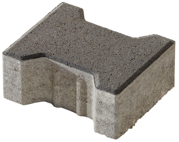 Pflaster Doppel-T 8cm anthrazit. betonglatt
