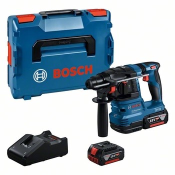 Bosch GBH 18V-22 PROFESSIONAL 2x4.0 Ah Akku-Bohrhammer SDS Plus in L-BOXX 136