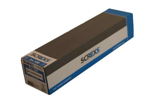 SWG wood construction screw Vz Tx 40 8.0x100 with flat head - 80 pieces
