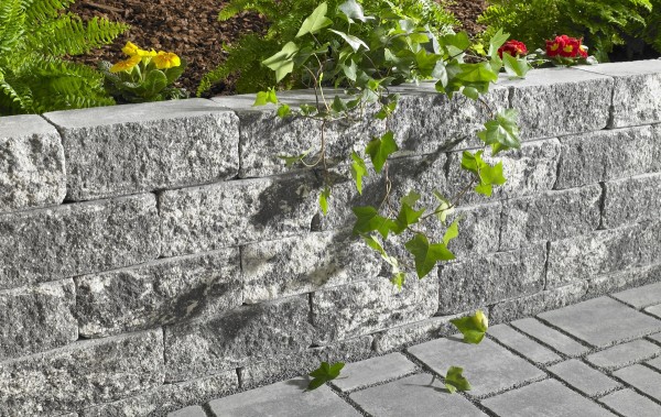 Galanda Avara Mauer GE 30x15x12cm Grundelement anthrazit-nuanciert