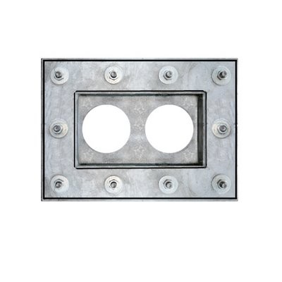 LORO-X Schiebeflansch fvz f. Attikastar Dachablauf m Doppelrohr DN100 13228.100X