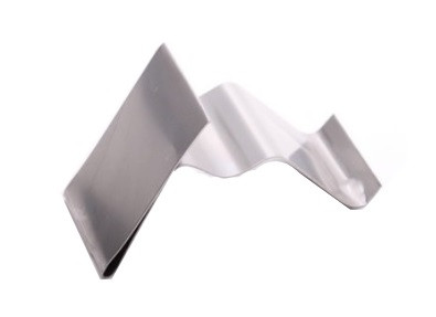 Pojemnik na lód ze stali nierdzewnej „ICE STOP” z klipsami do rur 1" o szerokości 5 cm z uchwytem mocującym