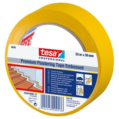 tesa® taśma czyszcząca z rowkiem krzyżowym, 33 m x 50 mm 08 biała - 4840