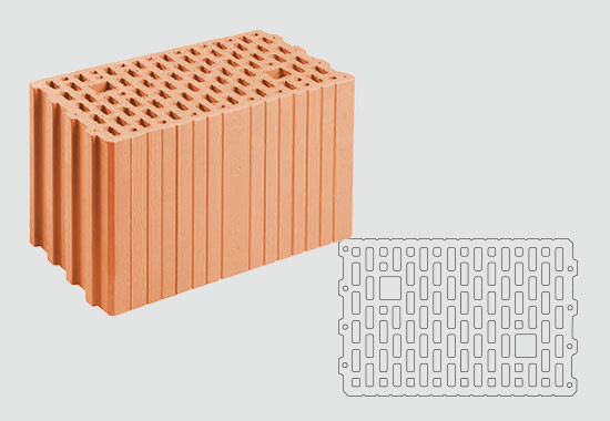 HÖH Planziegel 0.8/8 497x115x249 8 DF - 58527