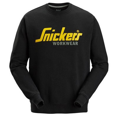 Snickers Workwear Logo Sweatshirt schwarz Gr. L