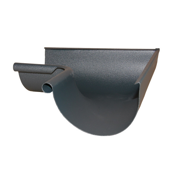 PREFA gutter angle 33 P.10 anthracite inside