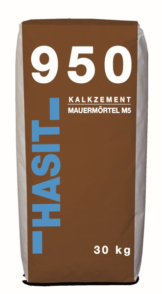 Hasit 950 Kalk-Zement-Mauermörtel 30kg MGIIa 0-3mm