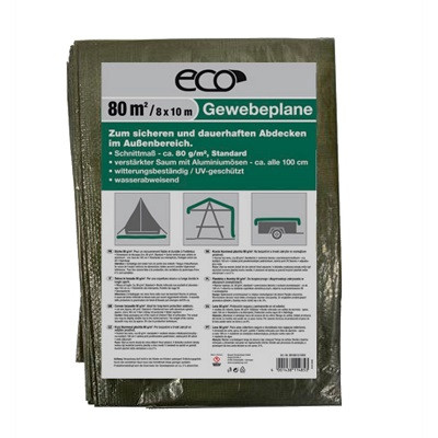 Nespoli tarpaulin 8x10m with eyelets blue