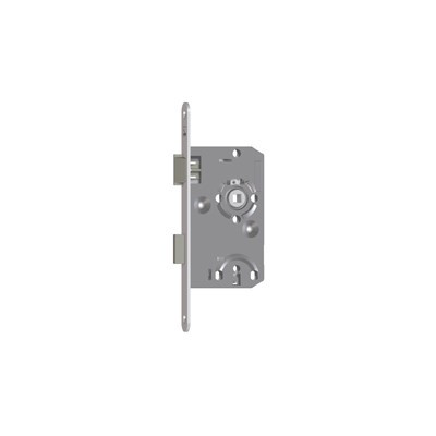Ammon yellow-red mortise lock 55 bolt 20 faceplate BB 78 8mm nut Is silver-coloured class 1