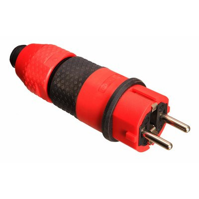 Schwabe SCHUKOultra Stecker rot/schwarz IP54 230V 16A