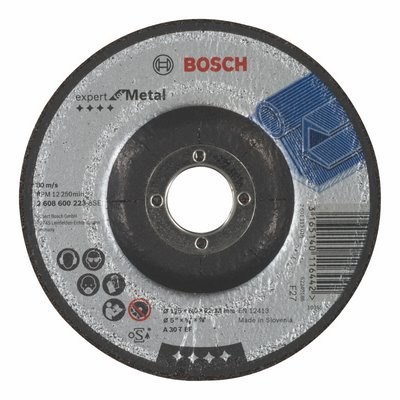 Bosch Schruppscheibe Expert Metall gekröpft 125x6mm A 30 T BF