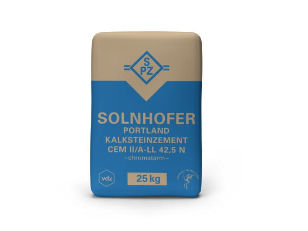 Solnhofer Portlandzki cement wapienny CEM II A-LL 42,5 N 25kg