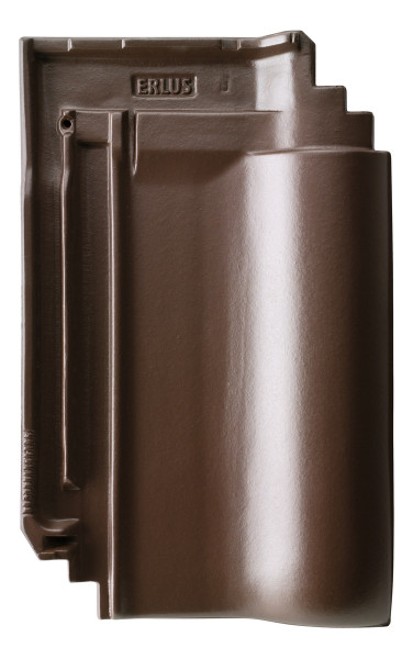 Erlus E58 renovation flat roof tile 1st grade Brazil brown