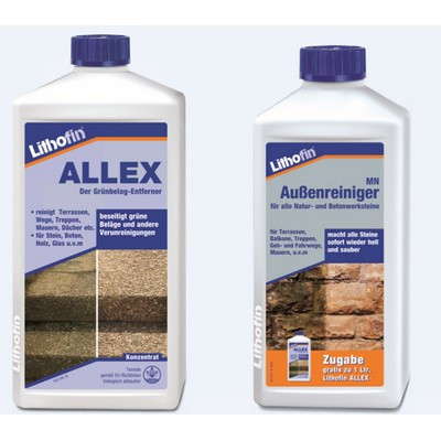 Lithofin ALLEX (Aktion) 1 Liter + 500 ml MN Außenreiniger