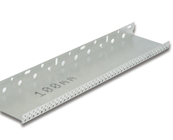 Knauf base end profile aluminum 80mm 2.50m piece - 10 pieces bundle