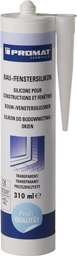 Bau-/Fenstersilikon transp.310 ml Kartusche CHEMICALS