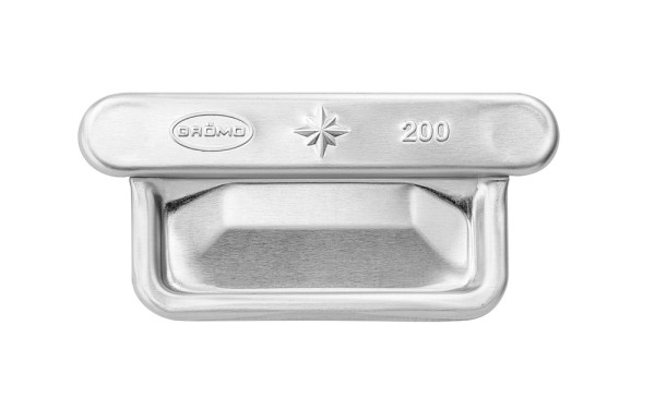 Grömo UGINOX PatinaK41 Rinnenboden 400 Kastenform universal li + re