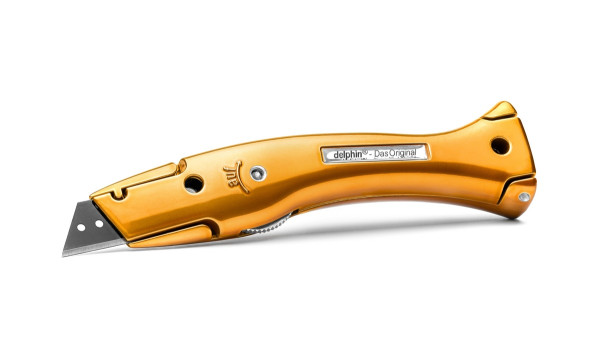 Delphin®-03 Style Edition Candy Orange Universalmesser inkl. Kunststoffköcher
