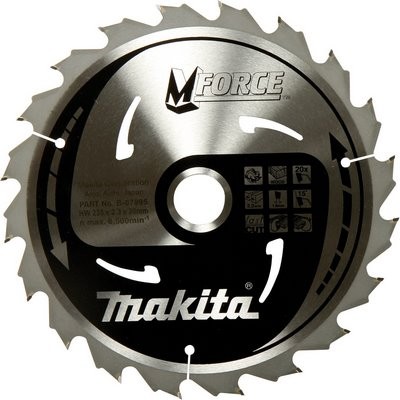 Makita Kreissägeblatt MForce B-32041 D 190mm 24 Zähne