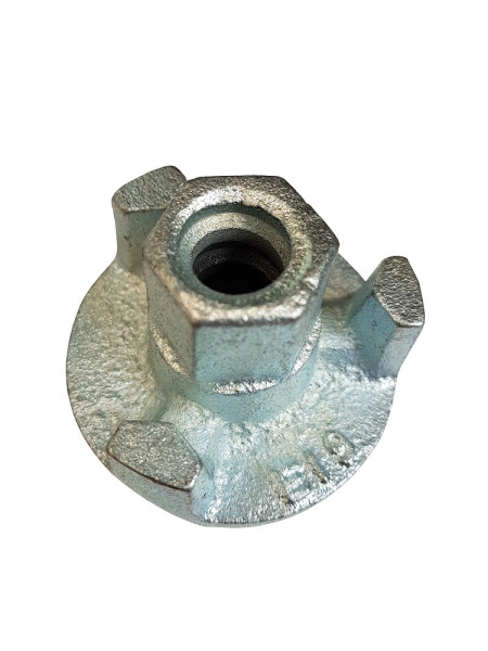 Flügelmutter Flansch Ø 70mm verzinkt 3-armig