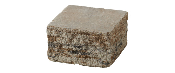 Half-end element Vermont 25x25x15cm shell limestone-nu.. used.. aged