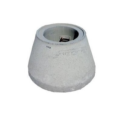 Schachthals m. Muffe DIN 4034 Teil 1 SH-M 1000x625x640mm m. Steigeisen