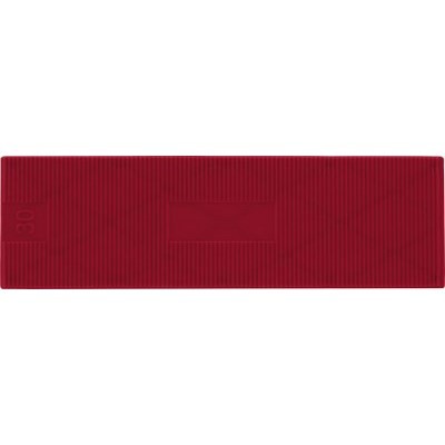Triuso Unterlegplättchen 100x30x3mm rot Kunststoff 50 Stück - KU3
