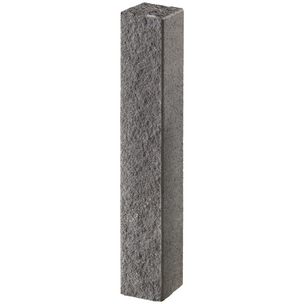 End palisade Via Leano 15x14x90cm anthracite. used.. shot blasted