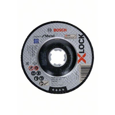 Tarcza tnąca Bosch X-LOCK Expert do metalu Ø125x2,5mm