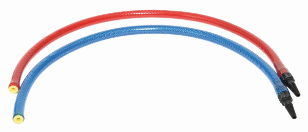 Mastertec Verpressenden blau-transparent incl. Verschlussstopfen m. Schlauchverb.