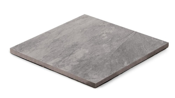 GZO Slate Grey Ret. 80/80/3 cm hellgrau-meliert