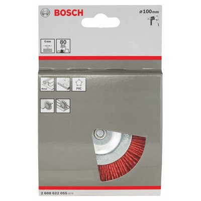 Szczotka tarczowa Bosch 1,0 mm drut nylonowy z korundem Ø100 mm