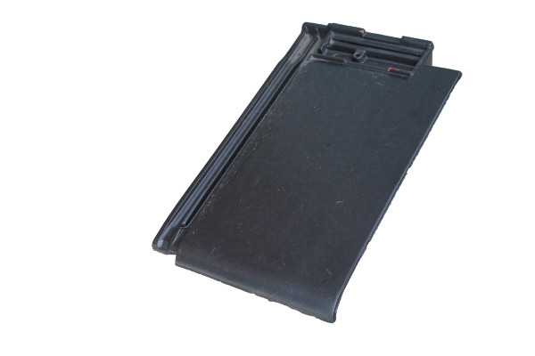 Erlus Linea verge tile right, sinter gray