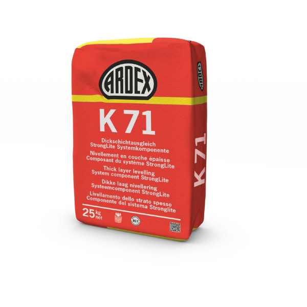 ARDEX K71 Dickschichtausgleich 25kg 3-50mm