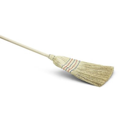 Nespoli rice straw broom 5-seam complete with handle