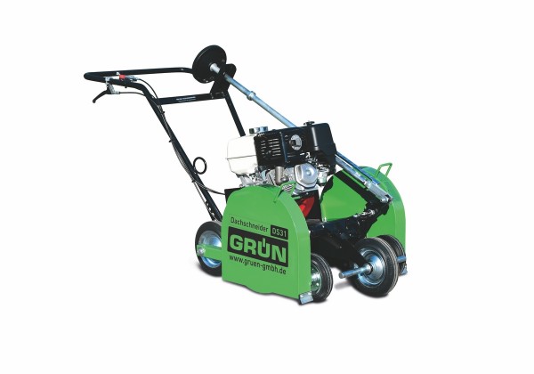 Grün Dachschneider DS 31 mit 2 Schlagmessern und Benzinmotor