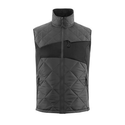 MASCOT® winter vest with CLIMASCOT® dark anthracite/black size S