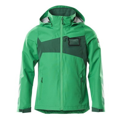 MASCOT® Hard Shell Jacke wasserdicht grasgrün/grün Gr. M